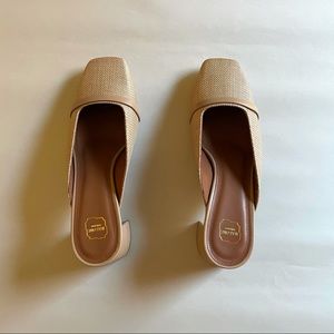 Malone Souliers Carmen Mules Oatmeal  US 5.5